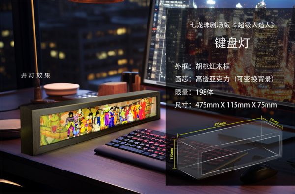 【海外代購】萌萌匠 七龍珠 劇場版 超級人造人 導光畫鍵盤燈 