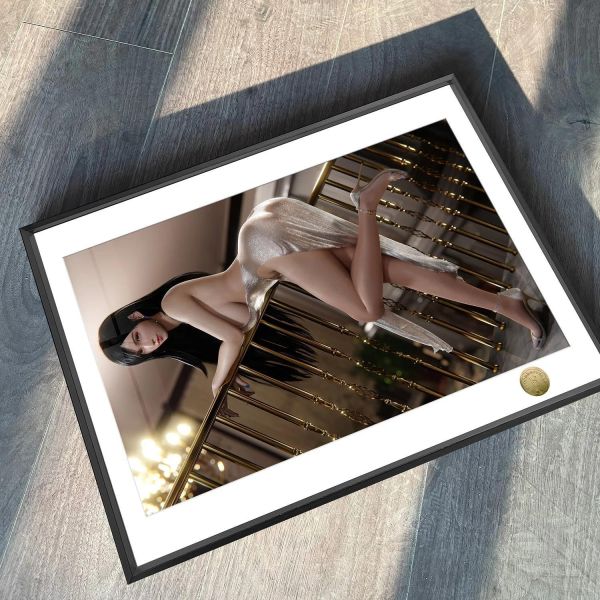 【海外代購】皇呱 《性感女郎蒂法》最終幻想VII裝飾畫 午睡毯 地毯 