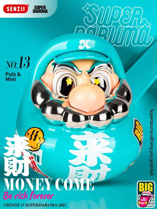 【海外代購】SENZII千記商行 超級達摩SuperDaruma 超級達摩《來財》 
