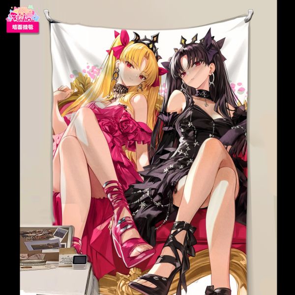 【海外代購】阿喵畫社 fate雙凜禮服版 展館級8k超清精裱畫 床頭地墊 牆面掛毯 冰箱貼 