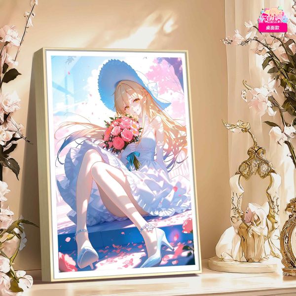 【海外代購】阿喵畫社 花海 結城明日奈 8k超大高清裝飾畫 午睡毛毯 書桌掛毯  床頭地墊 