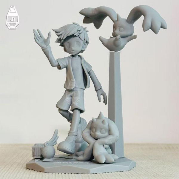 【預定】JBS 羈絆社 數碼寶貝02劇場版  華力斯/大耳獸/黑大耳獸 