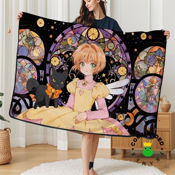 【海外代購】皇呱 《小櫻萬聖節限定變裝》 百變小櫻初代萌王小櫻SAKURA萬聖節限定變裝週邊裝飾畫 午睡毯 地毯