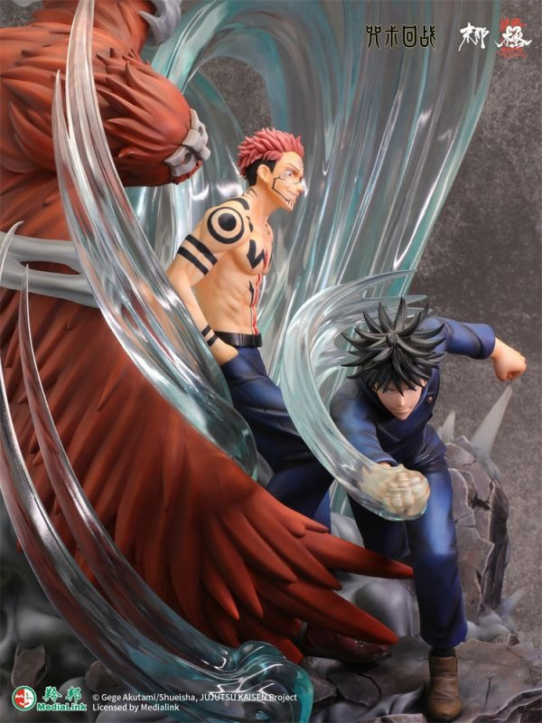 【海外現貨】末那魂燃 咒術回戰 伏黑惠vs兩面宿儺：初戰 正版授權雕像 