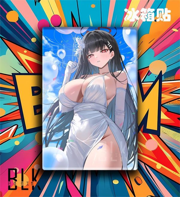 【海外代購】巴洛克 《氣球莉音》調月莉音Tsukatsuki Rio老大姊莉央蔚藍檔案遊戲動漫裝飾畫 