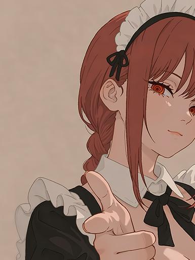 【海外代購】巴洛克 《女僕瑪奇瑪》鏈鋸人電鋸人reze電次帕瓦蕾塞裝飾畫冰箱貼 