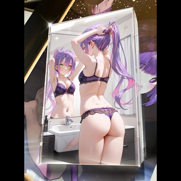 【海外代購】阿喵畫社 第七十彈動漫卡磚虛擬主播換裝系列 壓克力加厚紀念收藏磚卡磚 