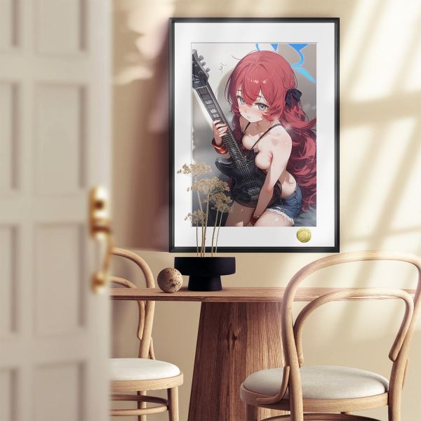 【海外代購】皇呱 《棗伊呂波》 蔚藍檔案歌赫娜學院二年級學生棗伊呂波同人周邊裝飾畫 午睡毯 地毯 