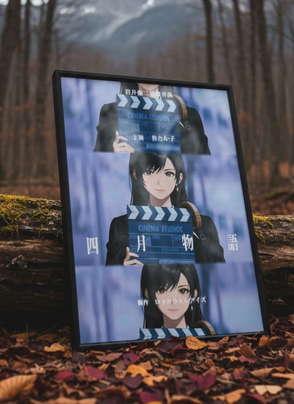 【海外代購】千鳥社 《四月物語 蒂法》 最終幻想7蒂法洛克哈特Tifa岩井俊二四月物語午睡毯地毯裝飾畫 午睡毯 地毯 