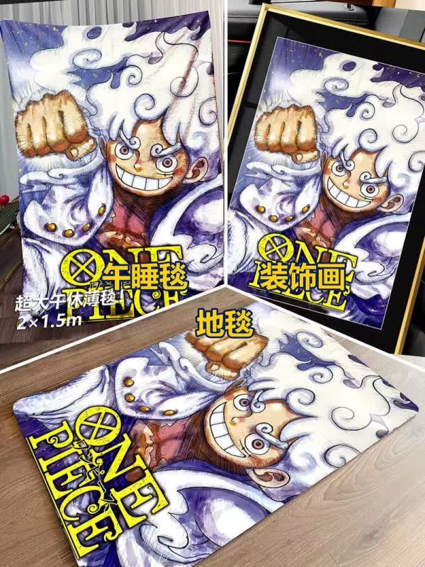 【海外代購】千鳥社 尼卡路飛 插畫版 午睡毯 地毯 裝飾畫 