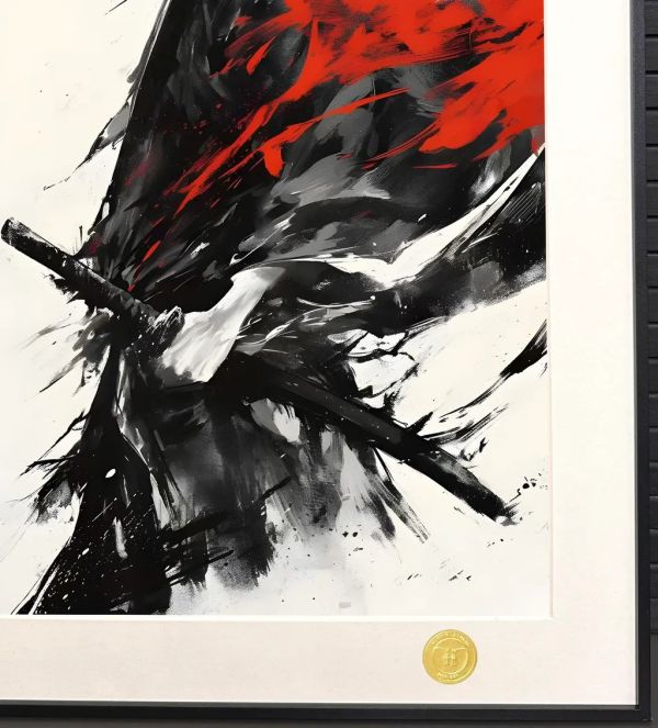 【海外代購】H2 《水墨劍心》浪客劍心拔刀齋神谷薰動漫裝飾畫 