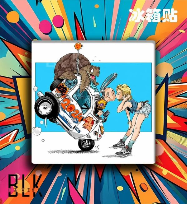 【海外代購】巴洛克 《克林18號》拉姿麗七龍珠裝飾畫冰箱貼 
