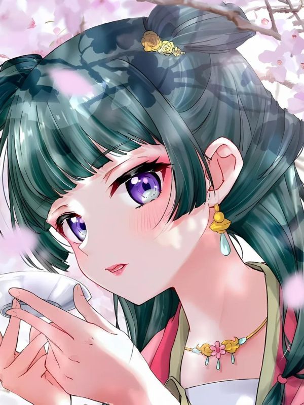【海外代購】星空 《櫻花貓貓》藥屋少女的呢喃壬氏玉葉妃裝飾畫 