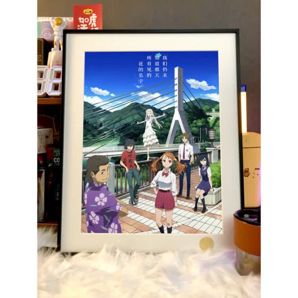 【海外代購】星空 未聞花名 本間芽衣子麵碼仁太 裝飾畫 