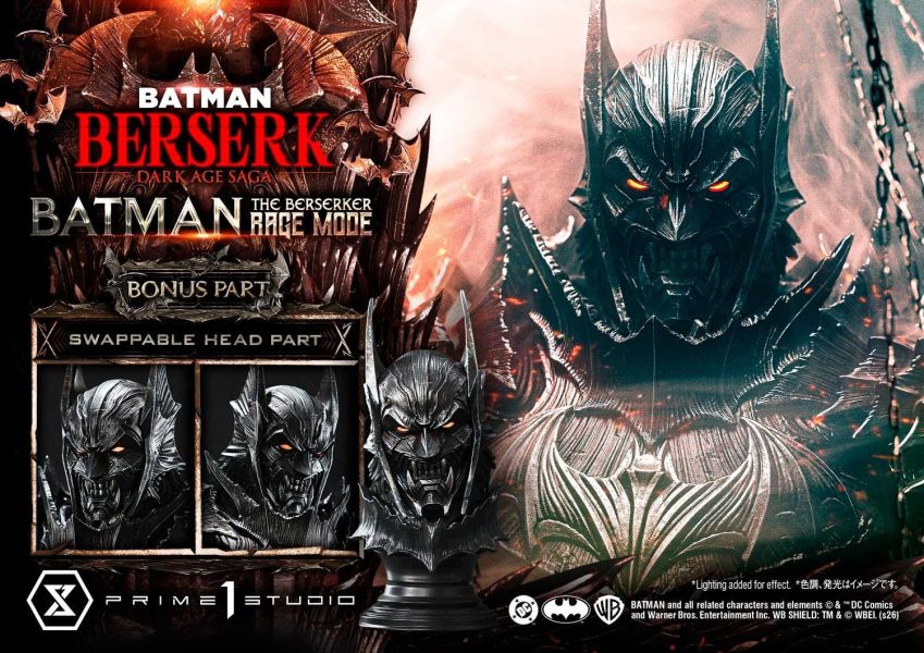 【預定】Prime 1 P1S 1/4 漫畫 蝙蝠俠 狂戰士 狂怒模式 UPMDC-14/DX/DXS 