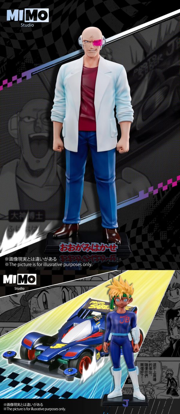 【預定】Mimo 四驅兄弟全人物共鳴系列第五彈 大神博士 阿吉（藤田吉） 