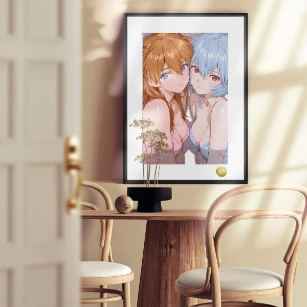 【海外代購】皇呱《睡衣明日香綾波麗》性感睡衣裝飾畫 午睡毯 地毯 