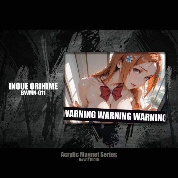 【海外代購】黑白畫映 B&W 壓克力冰箱貼 井上織姬 Inoue Orihime BWMN-010 
