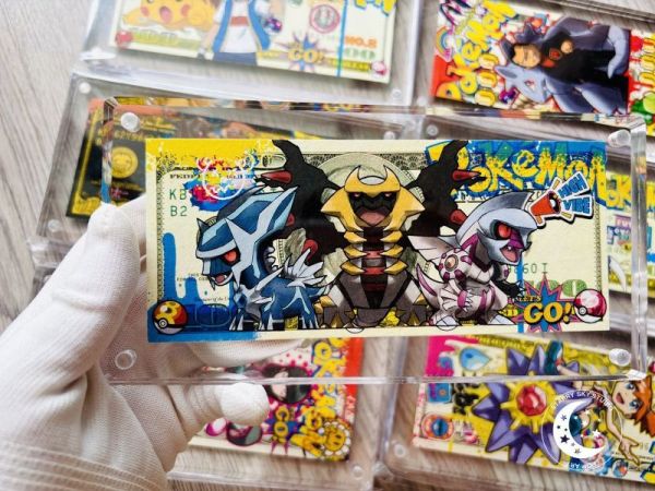 【海外代購】星空 寶可夢三傻美金版畫磚系列 
