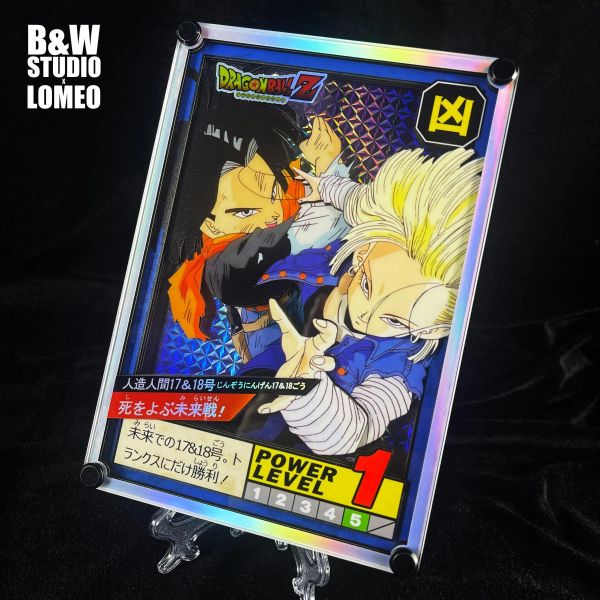 【海外代購】黑白畫映 B&W DragonBall Super Battle Card Remake Android17×18 人造人17×18號 DBSBC-155 