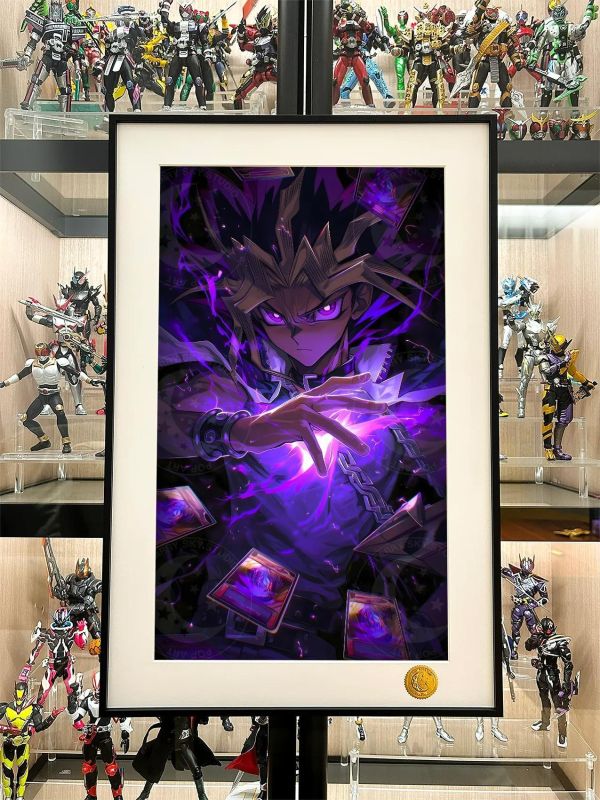 【海外代購】星空 《紫光遊戲》三幻神海馬阿圖姆黑魔導裝飾畫 