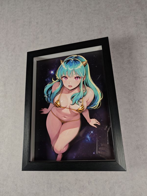 【海外代購】泥棒貓 DSMG-053 福星小子 拉姆 立體裝飾畫 