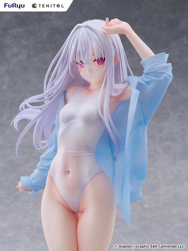 【PVC預定】FuRyu TENITOL TALL MIGNON WORKS shiro 泳裝Ver 