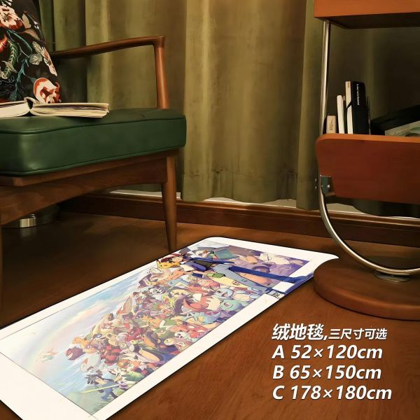 【海外代購】千鳥社 《小智寶可夢大合影》地毯鼠標墊裝飾畫 