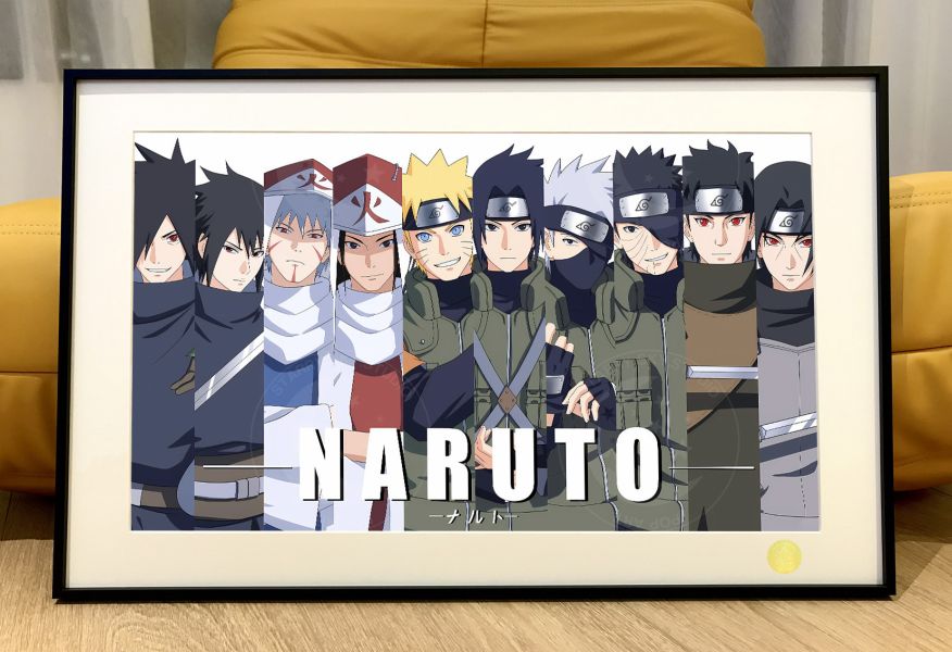 【海外代購】星空 《世代羈絆》火影忍者NARUTO鳴人宇智波佐助柱間斑動漫二次元裝飾畫 