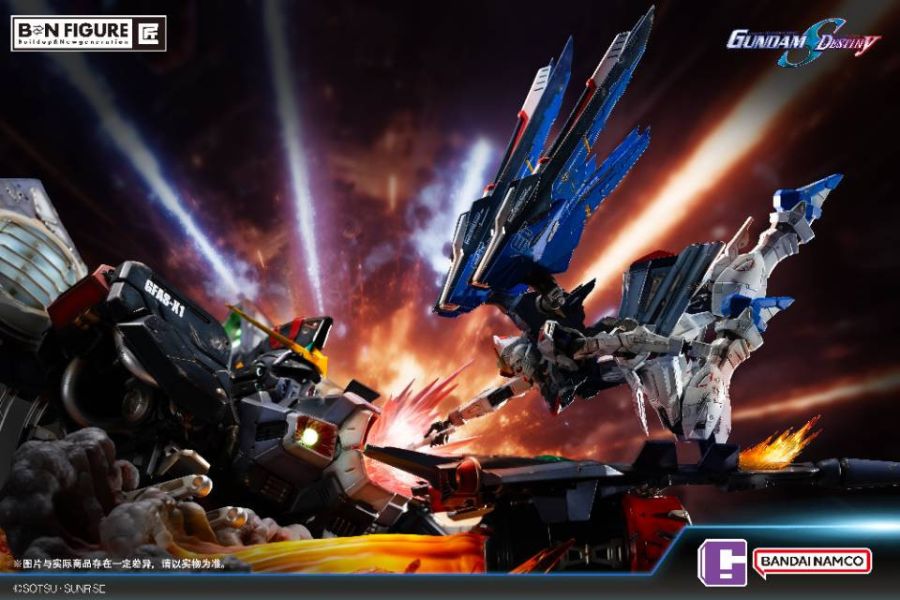 【預定】萬代南夢宮 BNFIGURE 匠 機動戰士高達SEED Destiny FREEDOM GUNDAM vs DESTROY GUNDAM 