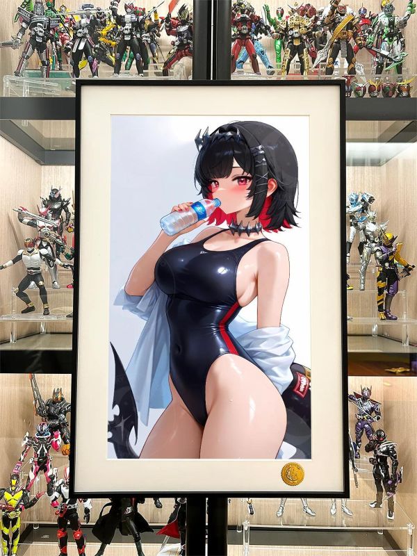 【海外代購】星空 《補水鯊魚妹》裝飾畫 絕區零 