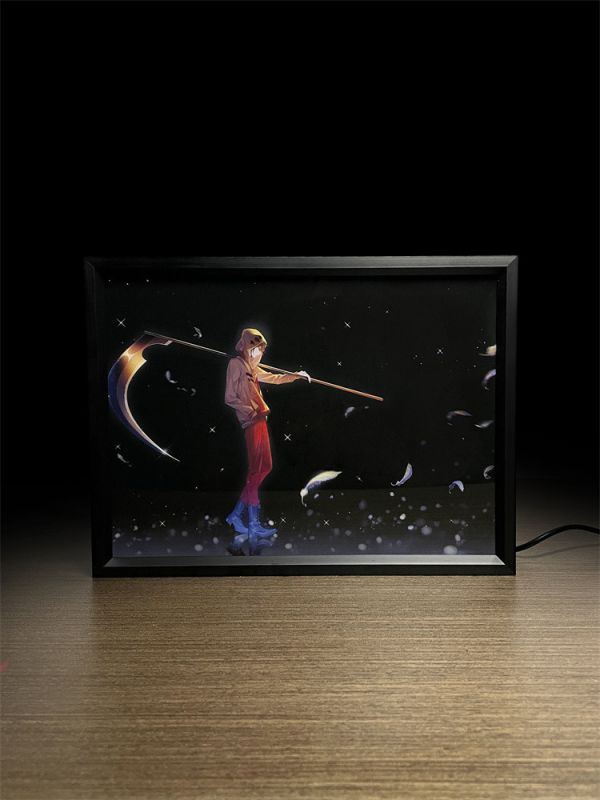 【海外代購】萌萌匠 殺戮天使 藍牙音箱導光畫扎克瑞吉兒擺台 