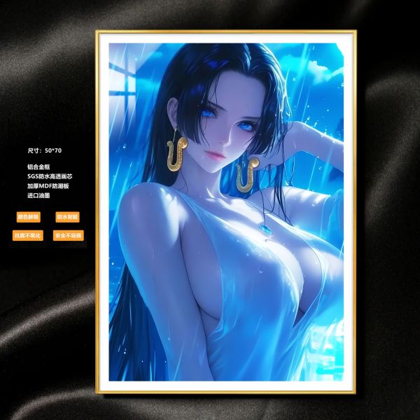 【海外代購】阿喵畫社 細雨綿綿 女帝 海賊王8k超清裝飾畫 