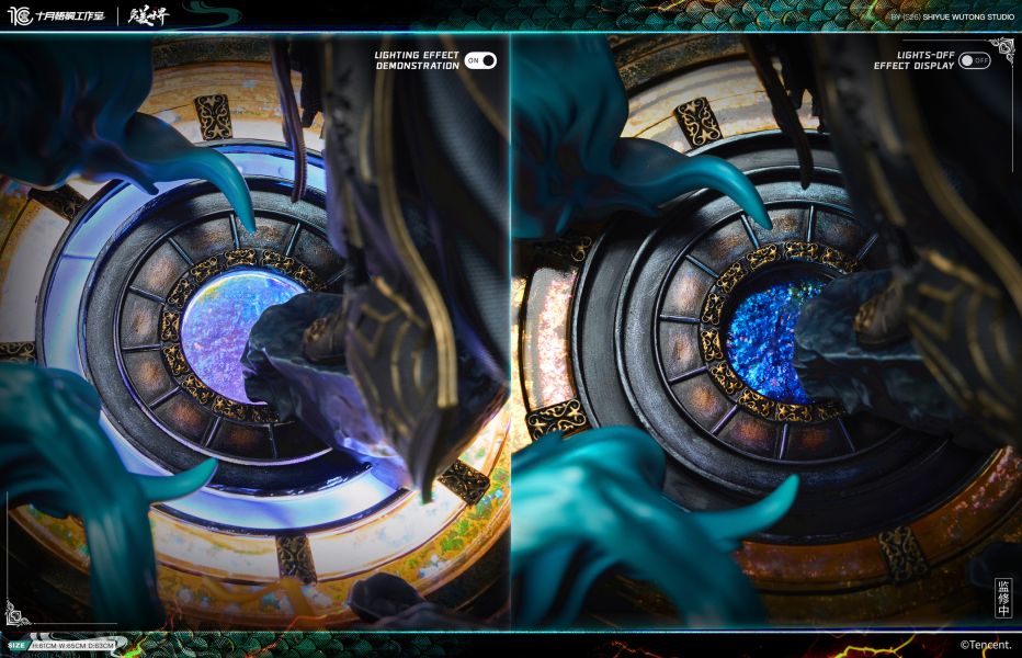 【預定】十月梧桐 騰訊影片《完美世界》動畫正版授權 雷帝石昊雕像 