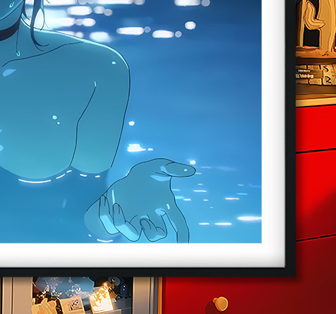 【海外代購】巴洛克 《水之蕾塞》Chainsaw Man鏈鋸人蕾塞篇reze電次帕瓦瑪奇瑪裝飾畫冰箱貼 