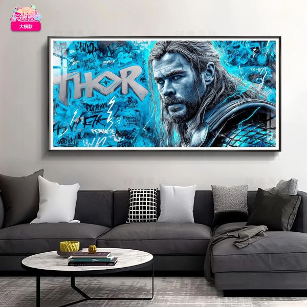 【海外代購】阿喵畫社 漫威英雄雷神浩克 8k主題高清裝飾畫 床頭地墊 滑鼠墊 