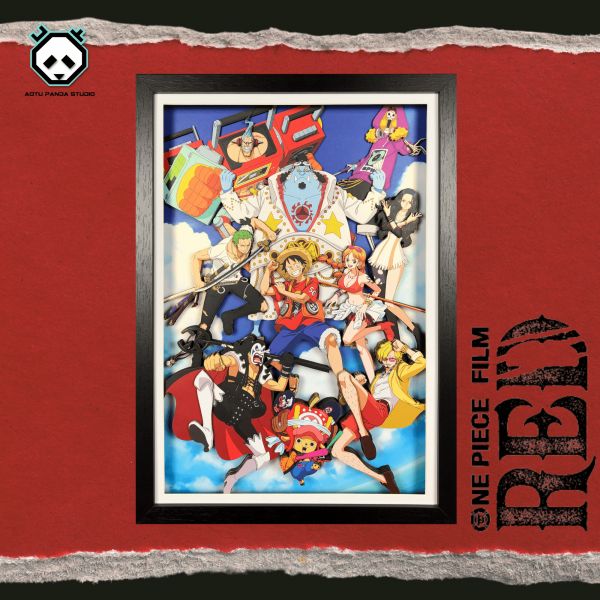 【海外代購】凹凸Panda 劇場版red 草帽海賊團 