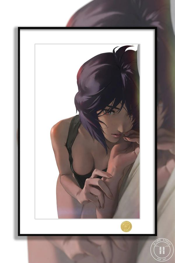 【海外代購】H2工作室 《草薙素子》攻殼機動隊少佐裝飾畫 