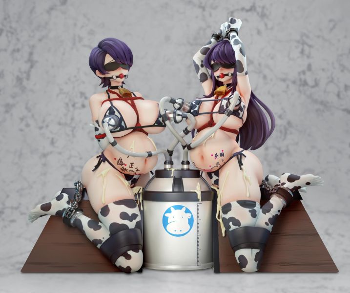 【R18-預定】Meat 木馬上被束縛產乳的古見母女 