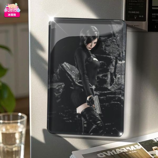 【海外代購】阿喵畫社 黑玫瑰 艾達王 8k主題高清裝飾畫 牆面掛毯 地墊 冰箱貼 