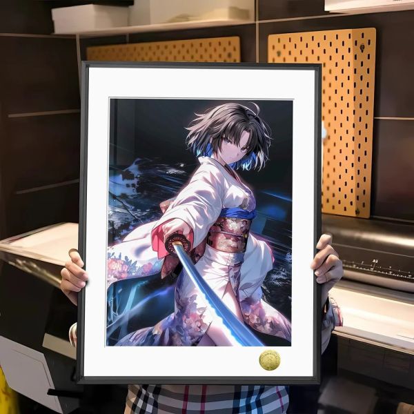 【海外代購】皇呱《和服拔刀兩儀式》空之境界兩儀家繼承人裝飾畫 午睡毯  地毯 