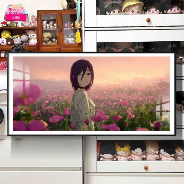 【海外代購】阿喵畫社 花海 電次蕾塞回眸 8k主題高清裝飾畫 滑鼠墊  床頭地墊 