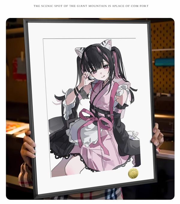 【海外代購】皇呱 《女僕駒澤乃依》 超時空輝夜姬！女僕駒澤乃依男娘男僕同人周邊裝飾畫 