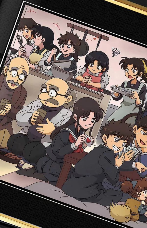 【海外代購】千鳥社 新一和朋友們 名偵探柯南 基德 裝飾畫 