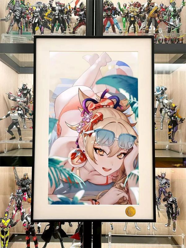 【海外代購】星空《沙灘花火》崩壞星穹鐵道Sparkle假面愚者裝飾畫 