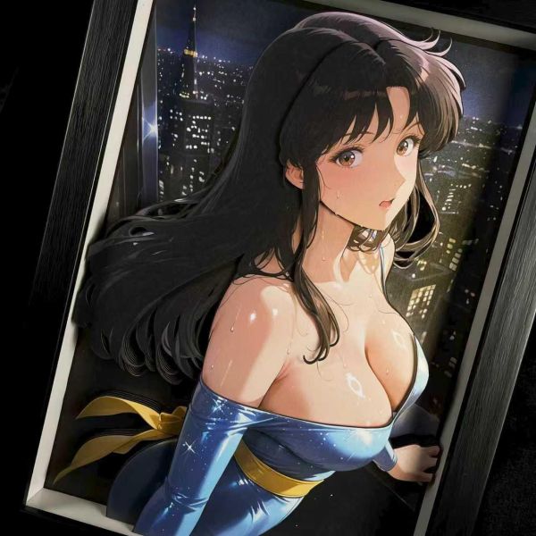 【海外代購】黑白畫映 B&W Kisugi Hitomi 來生瞳 立體裝飾畫 