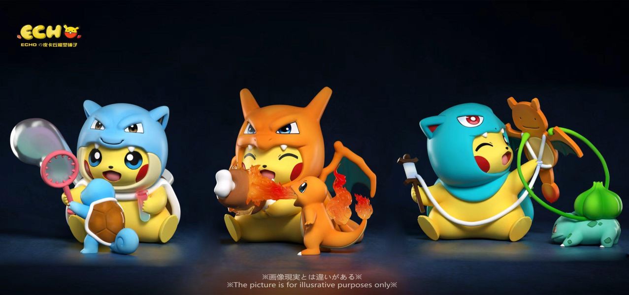 【預定】ECHO 皮卡丘模型鋪子 皮模鋪 初代 禦三家 變裝皮卡丘 