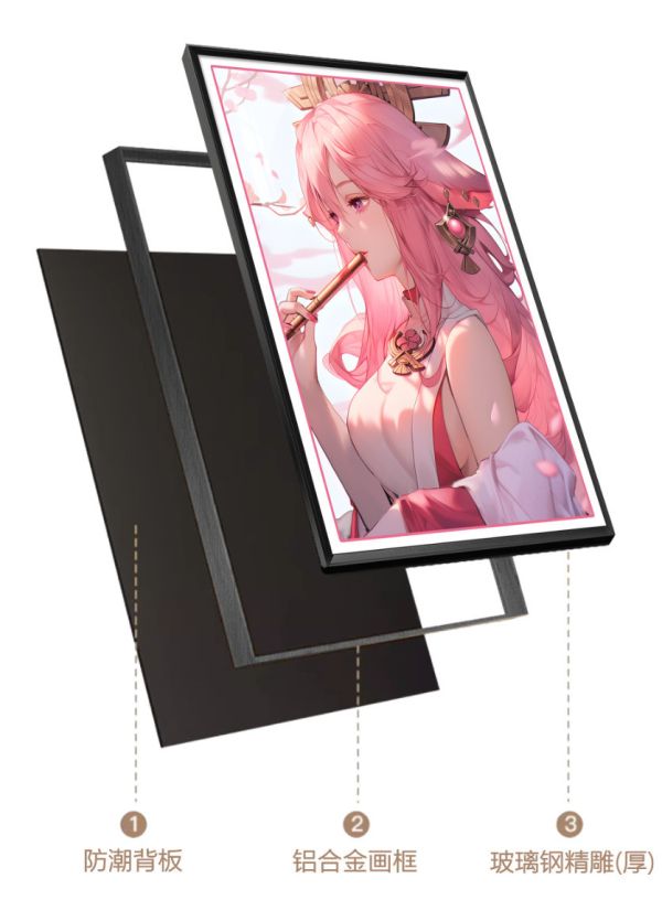 【海外代購】阿喵畫社 原神系列 八重神子 