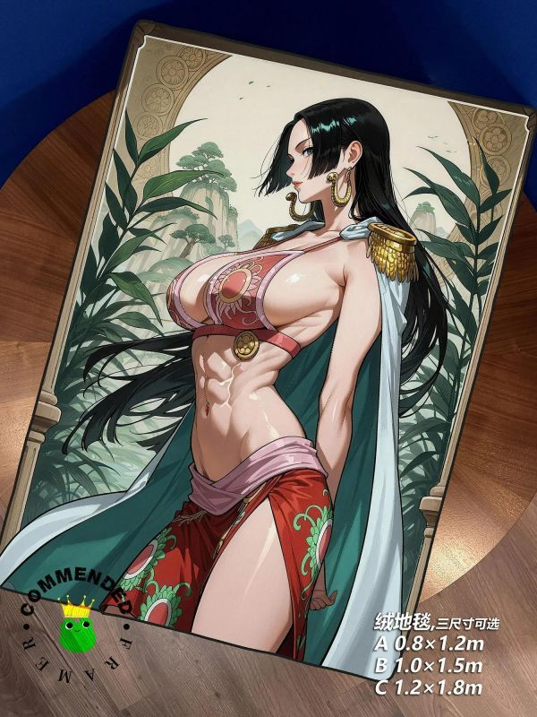 【海外代購】皇呱 《絕代女帝》海賊王裝飾畫 午睡毯 地毯 
