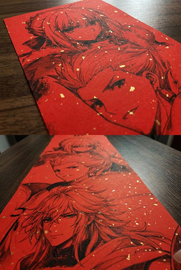 【海外代購】千鳥社 《Fate 春聯》 羊年春聯對聯春節Saber命運之夜Fate阿爾托莉雅衛宮士郎 